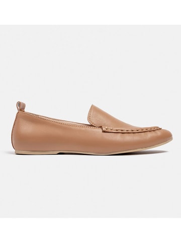 loft37 Leren mocassins lichtbruin/beige