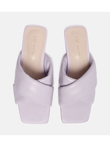 loft37 Leren slippers lila