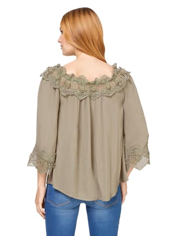 Heine Bluse in Khaki