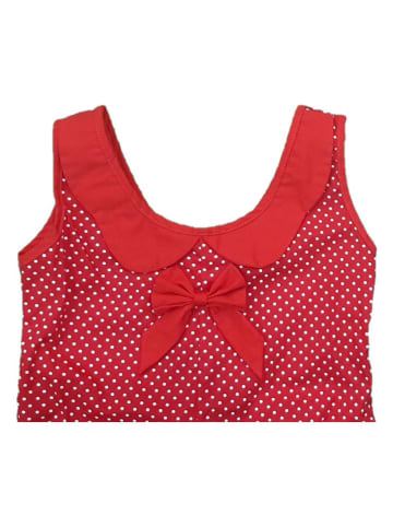 Deux ans de vacances Jumpsuit in Rot/ Weiß