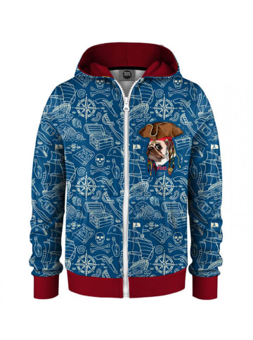 Mr GUGU & MISS GO Sweatvest blauw/meerkleurig