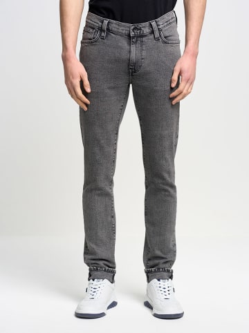 BIG STAR Dżinsy - Slim fit - w kolorze szarym