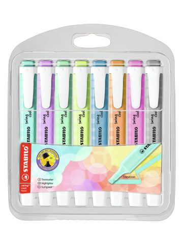 STABILO Textmarker "STABILO swing cool Pastel" - 8 Stück
