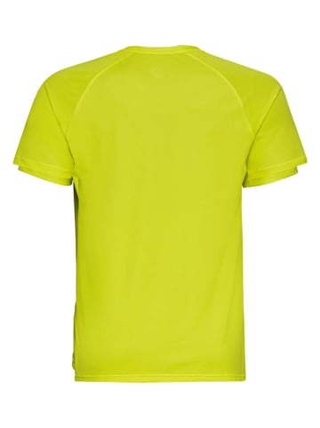 Odlo Koszulka "Essential" w kolorze jaskrawozielonym do biegania