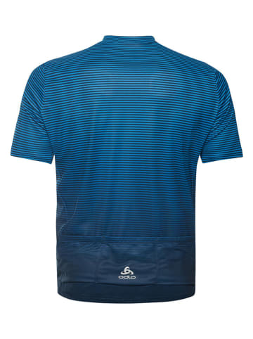 Odlo Koszulka kolarska "Essential" w kolorze niebieskim