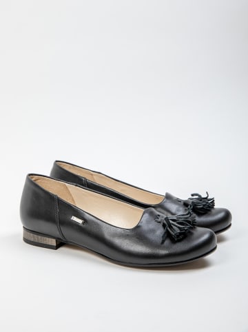 Zapato Leder-Mokassins in Schwarz