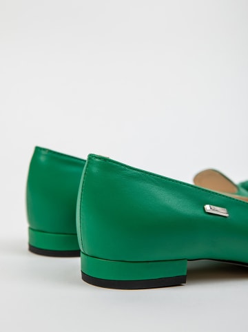 Zapato Leren mocassins groen