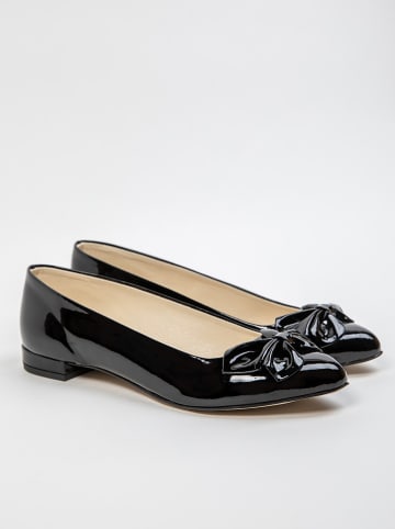 Zapato Leren ballerina's zwart