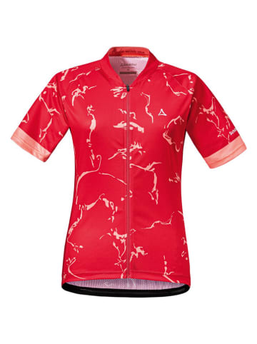 Schöffel Koszulka kolarska "Vertine" w kolorze czerwonym