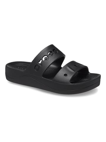 Crocs Slippers "Baya Platform" zwart
