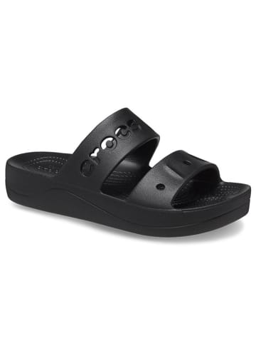 Crocs Slippers "Baya Platform" zwart