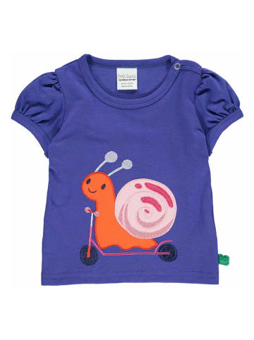 Fred´s World by GREEN COTTON Shirt "Hello snail" in Lila