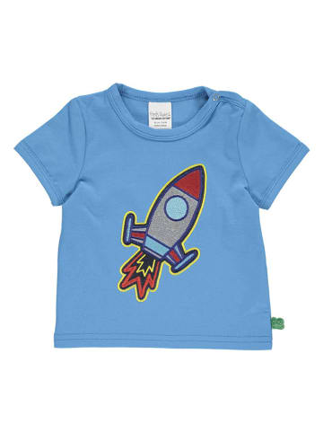 Fred´s World by GREEN COTTON Shirt "Hello space" in Hellblau