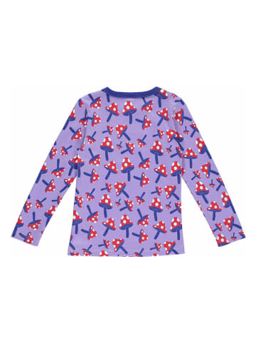 Fred´s World by GREEN COTTON Koszulka "Mushroom" w kolorze fioletowym