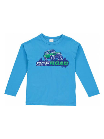Fred´s World by GREEN COTTON Longsleeve "Offroad" lichtblauw