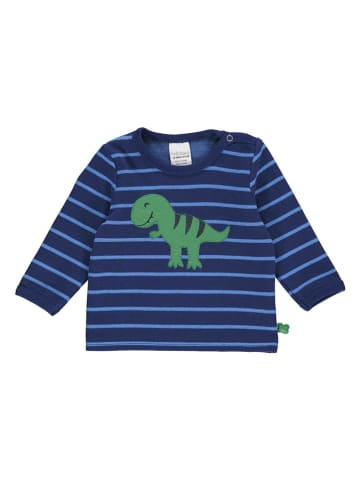Fred´s World by GREEN COTTON Longsleeve "Dinosaur" donkerblauw