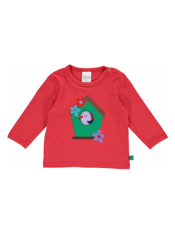 Fred´s World by GREEN COTTON Longsleeve "Hello bird" in Rot
