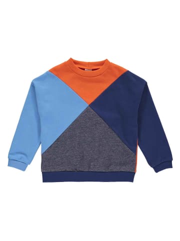 Fred´s World by GREEN COTTON Sweatshirt in Blau/ Orange
