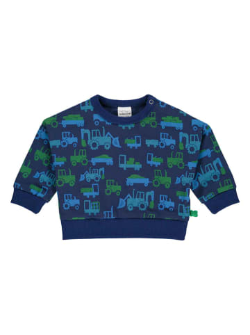 Fred´s World by GREEN COTTON Sweatshirt "Tractor" donkerblauw