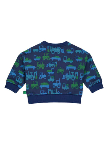 Fred´s World by GREEN COTTON Sweatshirt "Tractor" donkerblauw