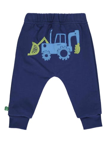 Fred´s World by GREEN COTTON Sweatbroek "Tractor" donkerblauw