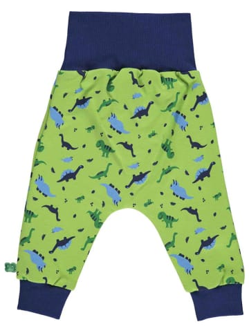 Fred´s World by GREEN COTTON Sweatbroek "Dinosaur" groen/donkerblauw