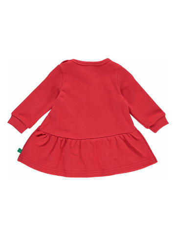Fred´s World by GREEN COTTON Sukienka dresowe "Heart" w kolorze czerwonym