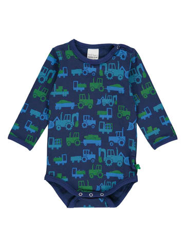 Fred´s World by GREEN COTTON Romper "Tractor" donkerblauw