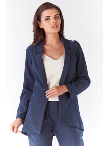 Awama Blazer donkerblauw