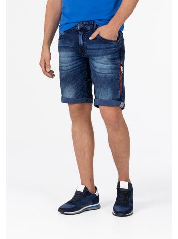 Timezone Jeansshorts "Goofy" in Dunkelblau