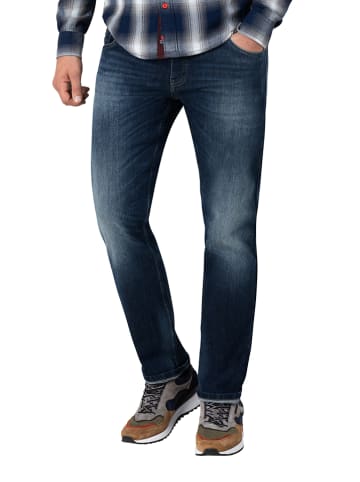 Timezone Spijkerbroek "Eduardo" - slim fit - donkerblauw