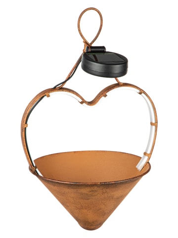 Garden Hero Solarna lampa wisząca LED w kolorze jasnobrązowym - 34,1 x 16,4 cm