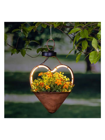 Garden Hero Ledsolarhanglamp lichtbruin - (B)34,1 x (H)16,4 cm
