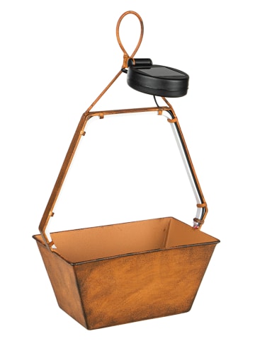 Garden Hero Ledsolarhanglamp lichtbruin - (B)34,7 x (H)19,8 x (D)10,8 cm