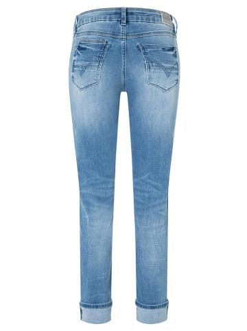 Timezone Spijkerbroek "Marah" - slim fit - lichtblauw
