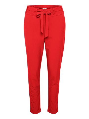 Kaffe Broek "Jillian Belt" rood