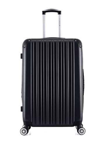 WAVE PARIS Hardcase-Trolley "Denali" in Schwarz - (B)47 x (H)75 x (T)29 cm