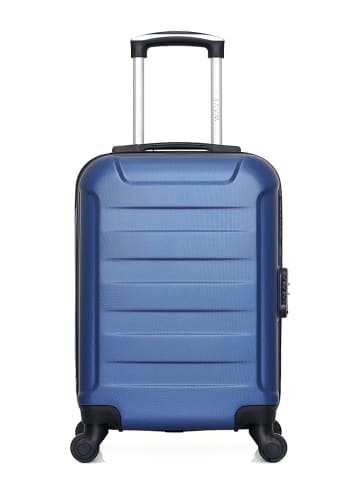 WAVE PARIS Hardcase-trolley "Elbe" blauw - (B)33 x (H)50 x (D)21 cm