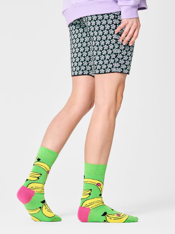 Happy Socks Sokken "Banana" groen/geel/roze