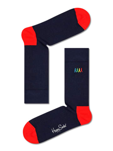 Happy Socks Sokken "The Beatles" donkerblauw/rood