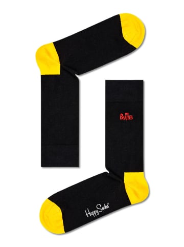 Happy Socks Sokken "The Beatles" donkerblauw/geel