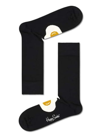 Happy Socks Sokken "Egg" zwart/wit