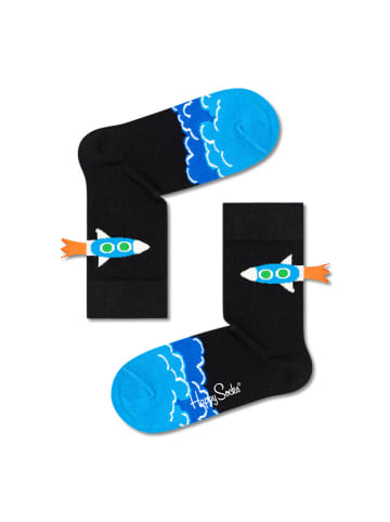 Happy Socks Sokken "Rocket" zwart/blauw
