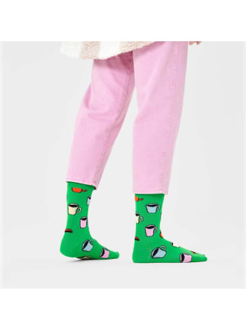 Happy Socks Skarpety w kolorze zielonym