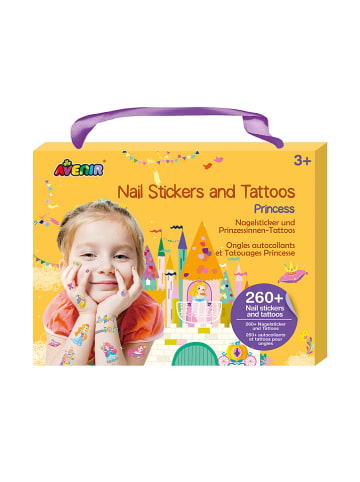 Avenir Nagelsticker & Tattoos-Set "Prinzessin" - ab 3 Jahren