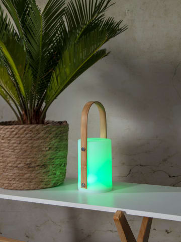 STAR Trading LED-Laterne "Lisa" in Weiß - (B)12 x (H)26 cm