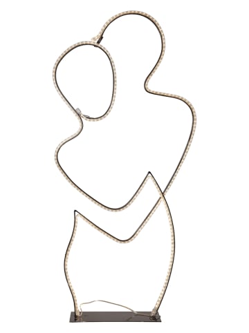 STAR Trading LED-Silhouette "Grafico" in Schwarz - (B)40 x (H)87 cm