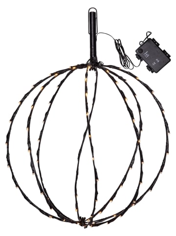 STAR Trading Ledsolartuinsteker "Sphere" zwart - (B)40 x (H)54 cm