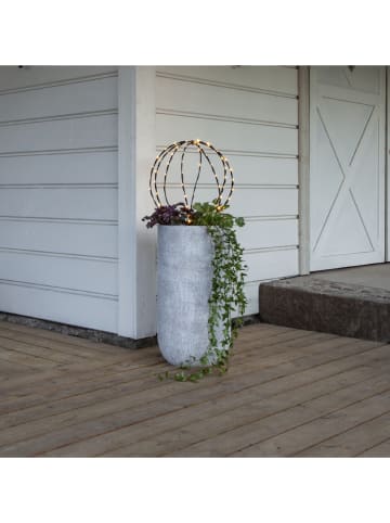 STAR Trading Solarna lampa LED "Sphere" w kolorze czarnym - 40 x 54 cm