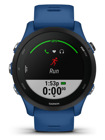 Garmin GPS-Laufuhr "Forerunner 255 Basic" in Blau/ Schwarz
